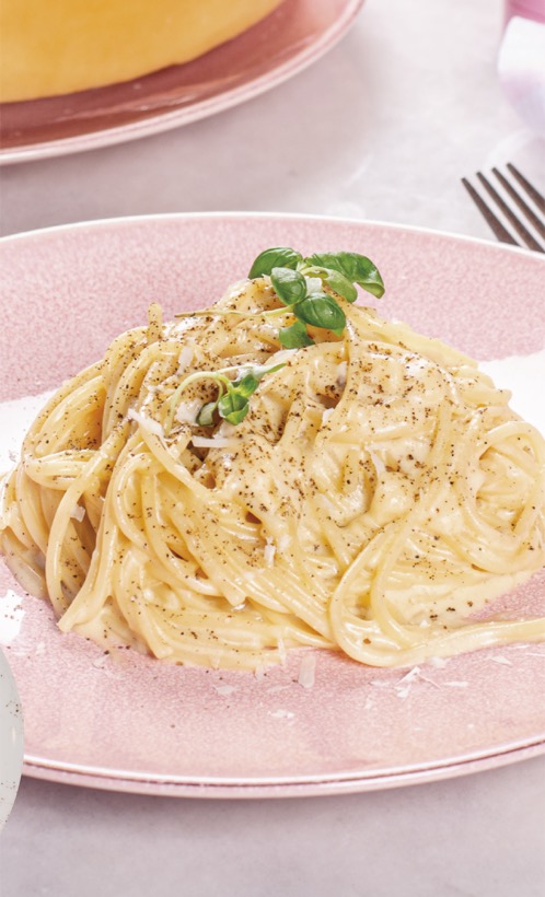 Cacio e pepe de la casa